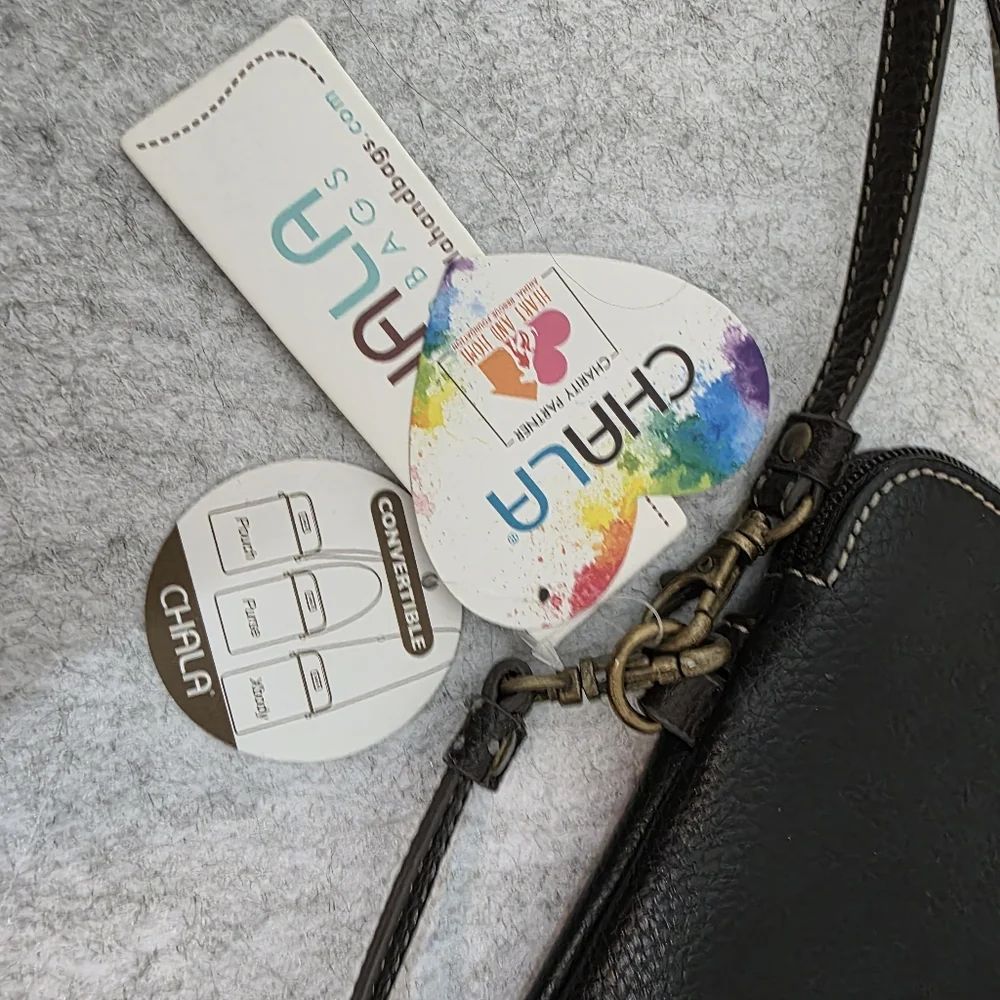 NWT CHALA Handbag Chocolate Brown - Picture 10 of 16